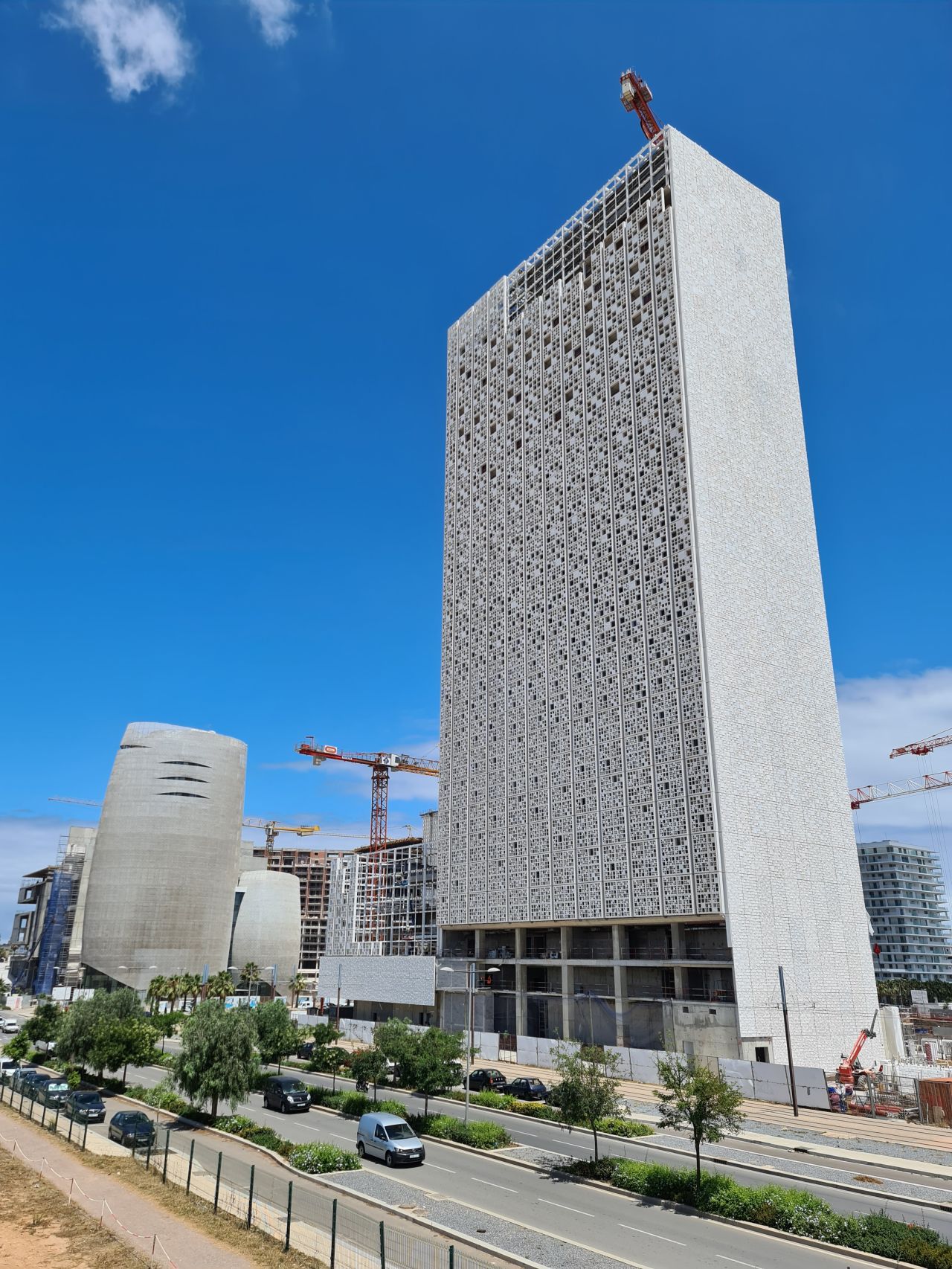 Bâtiment de la tour BCP à Casablanca