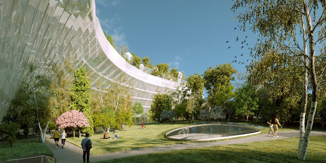 Bâtiment mille arbres par OGIC, la compganie de Phalsbourg et ACCEO